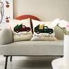 Pillow Linen Covers 45x45 Christmas Pillowcases For Sofa Couch Bed Modern Decorative Pillows Home Decor Pickup Trucks