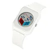 Montre-bracelets pour les bracelets Mendal Watch Business Style Timing de haute qualité avec sangle de silicone