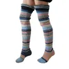 Chaussettes de femmes de haute qualité pour femmes tricots adultes adultes hiver loisir Style mixte couleurs mixtes knee-hauts bas bas