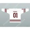 GDSIR Custom Peter Hale White 01 Beacon Hills Cyclones Jersey Teen Wolf TV TOP ED S-L-XL-XXL-3XL-4XL-5XL-6XL