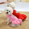Dog Apparel Cute Dress Winter Pet Dresses Cat Chihuahua Yorkie Clothes Puppy Clothing Skirt Princess Costume Pomeranian Outfit