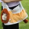 Carriers di gatti comfort gatto-in-boug per la borsa da trasporto del cucciolo traspirante con spalla a testa in testa il leone kxre