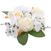 Fleurs décoratives Rose Garland Supplies de mariage Anneaux de style européen Simulation Gift Farmhouse Dispory