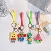 Fashion Cartoon Personagem Chave -Chave de Borracha e Anel Key para Backpack Jewelry Keychain 083606