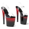 Dance Shoes Women Fashion 20CM/8inches PVC Upper Plating Platform Sexy High Heels Sandals Pole 243