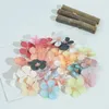 Fleurs décoratives 50pcs Cherry Blossom Petals Heads Artificial Silk for Wedding Home Decor Party Supplies DIY Scrapbook Card Craft