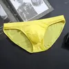 السراويل الداخلية 3 PCS Bouchsexy U BACK BACK Underwear Men Hombre Ropa Interior Mens Print Bulge Brief Sexy Pronch