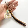 Keychains 2024 En gros de style occidental Keychain Keetchain Geometric Bull Leather Tassel Turquoise Sun Flower rétro Retro Handmade Bijoux personnalisé