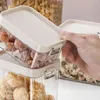 Bottiglie di stoccaggio Contenitori di organizzazione della cucina Contenitori impilabili per perle di cereali di riso a perdite trasparenti