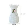 Vasi di fiore a muro montato a sospensione Vase White Weedding Abito da sposa Metti