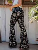 Pantalon féminin Salon à imprimé florale