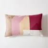 Couvercle d'oreiller 30x50cm abstrait rectangle gométrique Soft Cozy Home Decoration For Living Room Kids Color Block