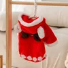 Vêtements pour chiens vêtements de Noël sweat-shirt sweat-sweat épaissis en peluche à sweat en peluche