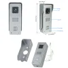 Intercom 7 -calowe drzwi telefoniczne System interkomu aluminium aluminium aparat 2 -Way Intercom Doorbell do doładowania Villa House Office Apartment