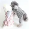 Vêtements de chien Pet Vêtements d'hiver Small Robe Jumps combinaison Cat garçon féminin de chiot de chiot vêtements Pomeranian Maltais shih tzu vêtement