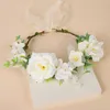 Направления невесты искусственное цветочное венок сладкий стиль свадебный аксессуаров для женщин для женщин
