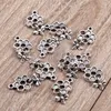 Charms 10pcs/lote liga Hollow Hexagonal Honeycomb Bee para Bracelete de colar Acessórios de jóias de pendentes de animais