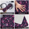 Carpets Pink Ribbons And Butterflies Breast Cancer Awareness Pattern Entrance Door Mat Bath Rug Ribbon