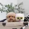 犬のアパレルハートミニチュアサングラスキャンディーカラーフレームドールドールメガスおもちゃアイウェアアイズ衣類アクセサリーペット猫