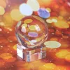 装飾的な置物20/30/40mmクリエイティブクリスタルボールクォーツガラス透明球体ポグラルボール装飾風水