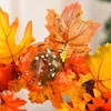 Decorative Flowers Halloween Dead Branches Pumpkin Garland Door Hanging Wholesale Christmas Autumn Rattan Circle Window