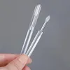 Nagel arts siliconen applicator sticks herbruikbaar chroom glitter aanbrengen manicure tool nieuw gemakkelijk daub pigment siliconen nagelborstel