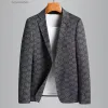 Minglu Spring Summer Male Blazer Hoge kwaliteit Single Breasted All Gedrukte Mens Fashion Slim Fit Casual Man 4xl Men's Suits Blazers