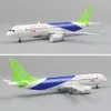 Metal Aircraft Model 20 cm 1 400 China Commercial Aircraft C919 Replica Alloy Material med landningsutrustning Toys Collectibles Gift 240328