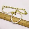 Catene da 5 fili da 4-5 mm Necklace Women Natural Link Metal Chain Jewelry 9797