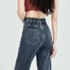 Harlan Jeans för Womens Spring och Autumn 2024 NY VERSATILE LOOW Slim and 9-Point Pants