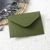 Envelopes 20pcs/lot Envelope for Invitations 16x12cm Postcards Giftbox Message 300g Green Paper Wedding Business Storage Bag Supplies