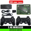 4K HD Portable M8 Consoles Video Game Console 64GB 20000+Games with Two 2.4G Wireless Controllers Classic Games Double Games Player for PS1 Playstation 1