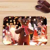 Carpets Customizable Christmas Gingerbread Man Elk Floor Mat Anti-slip Living Room Bedroom Entrance Universal