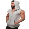 Hommes Tops Tops Muscle Sans manches Sports Poussins de sport Mentide Pym de gym de gymnase Coton Coton Coton Body Bodytop Run Solid Vests240402