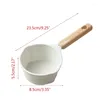 Pans Q1JB Nonstick Fryings Milk Pots Butter Warmer With Long Handle Oil Splashing