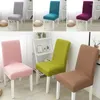 Couvre-chaises Couverture de tissu Jacquard pour salle de salle Mariage El Banquet Home Amoudable Washable Solid Color Stretch Spandex Cove