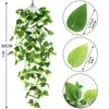 Decorative Flowers 3pcs Artificial Hanging Plant Pothos Wall False Ivy Leaves Home Indoor And Outdoor Simulation