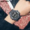 Regarde les hommes de la mode Sanda regardent sport analogique sur-bracelet numérique pour les femmes masculines étudiantes étanchées quartz watch man reloj hombre mont