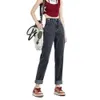 Harlan Jeans för Womens Spring och Autumn 2024 NY VERSATILE LOOW Slim and 9-Point Pants
