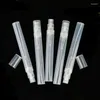 Storage Bottles 100pcs/lot 5ml Plastic Perfume Refillable Mist Sprayer Transparent Mini Promotion Sample Atomizer Empty