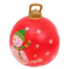 Dekorativa blommor jul utomhus dekorationer boll pvc uppblåsbar xmas ordna blow yard prydnad stort barn