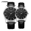 Sinobi Lover039s Quartz Watch Black Pare смотрит на подлинную кожаную ремешок, мода и женщины, смотрящие на день валентинки Day PRESE9152931