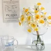 Decorative Flowers 6pcs Artificial Narcissus Flower Bouquet Home Garden Room Desktop Fake Decoration Wedding Festival Party Daffodil Decor