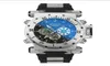 Stryve moda wielofunkcyjna wodoodporna sportowa zegarek podwójny ruch duży trend pokrętło