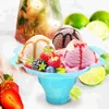 Paies jetables Paies 50pcs Server Pudding Pudding Emballage Ice Cream Plastic Pasters For Shop