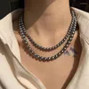 Choker Fashion Elegant Pearl Necklace Women Sweet Clavicle Chain Short Jewelry Girl's