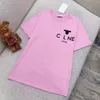 مصمم العلامات التجارية الشهيرة للأزياء Tees Sport Casual Women/Men's Tees جودة الارتفاع الأصلي مع شعار ذهبي قصير الأكمام من أعلى