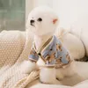 Sweter odzieżowy miękki ciepłe ubrania dzianinowe ubrania dla małych psów kota urocze szczeniaki swetry chihuahua Yorkie Płaszcz