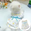 Abbigliamento per cani abito da pet cravatta cucciolo di cucciolo estate piccolo costume da cosplay principessa