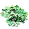 Dog Apparel 30/50 Pc St. Patrick's Day Puppy Hair Bow Rubber Bands Yorkshire Teddy Clover Accessories Pet Supplies Grooming